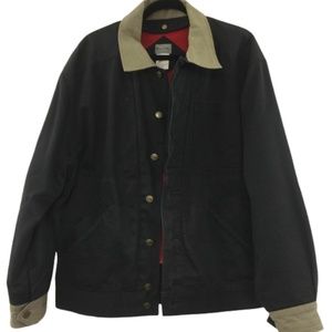 Paul Smith Black Cotton Bomber Jacket Fully Lined Removable Wool Lining Men